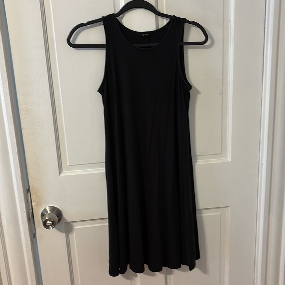 Quince Tencel Jersey Mini Swing Dress